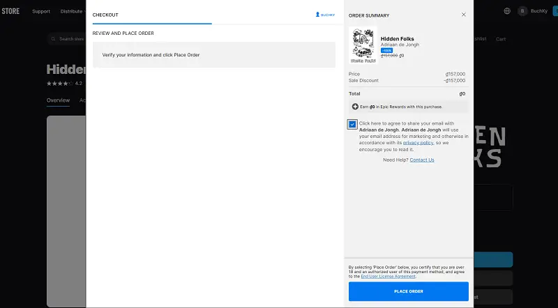 nhấn vào nút Get